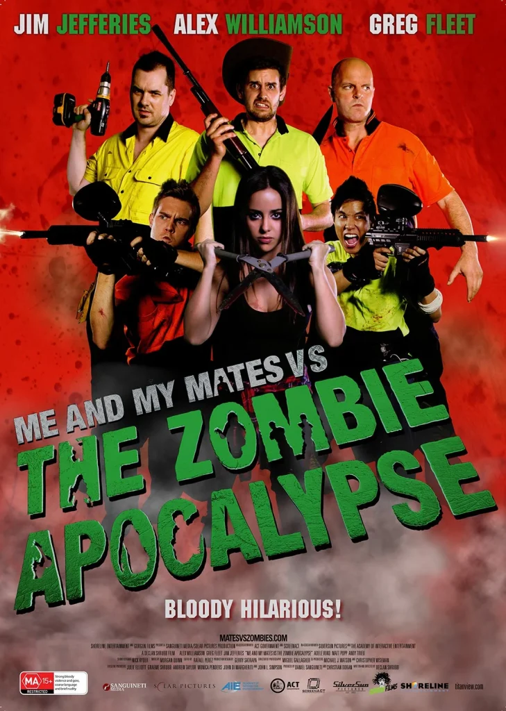 Me and My Mates vs. The Zombie Apocalypse Poster | AIE Film School